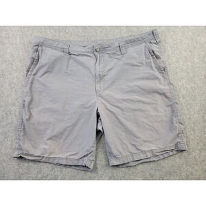 Columbia Shorts Mens 42 Gray Washed Out Chino Shorts Casual Outdoor